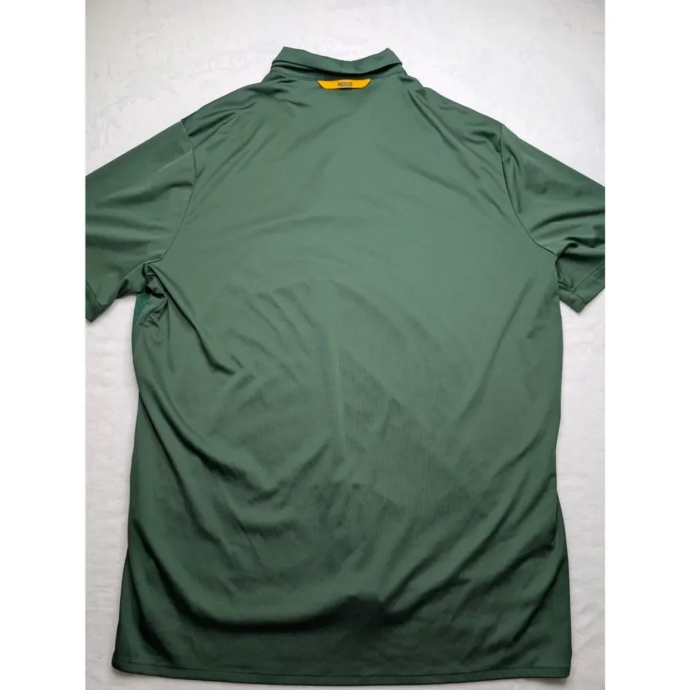 Nike Dri-Fit Green Bay‎ Packers Mens Golf Polo - XXL Performance NFL